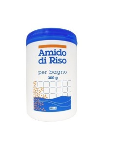 Sella Amido Di Riso Per Bagno Emolliente Idratante Barattolo 300 g